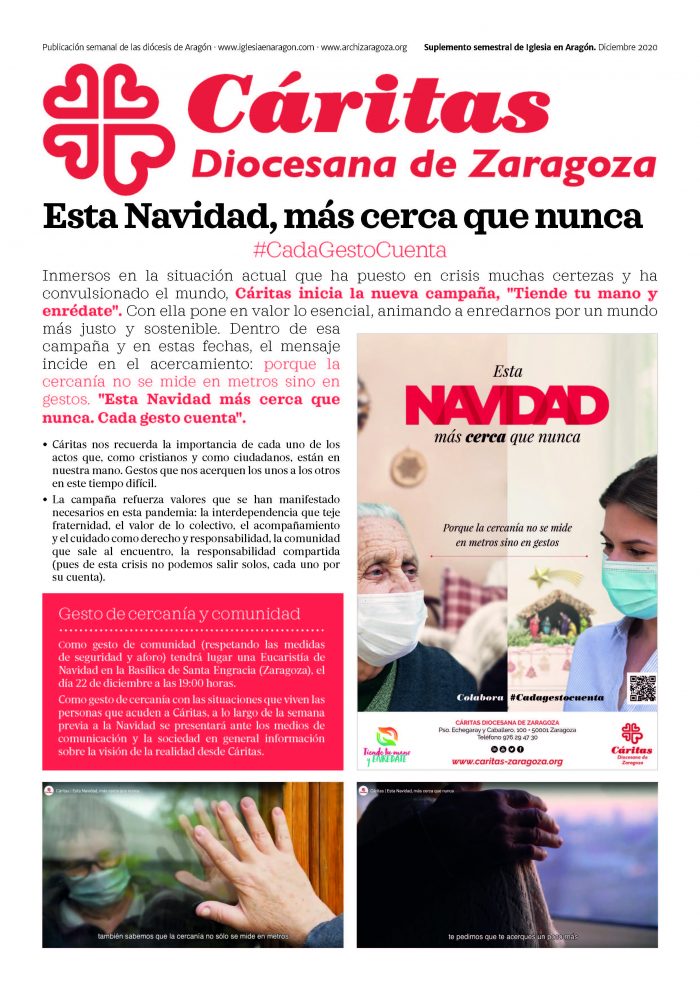 Separata de Iglesia en Aragón. Diciembre 2020